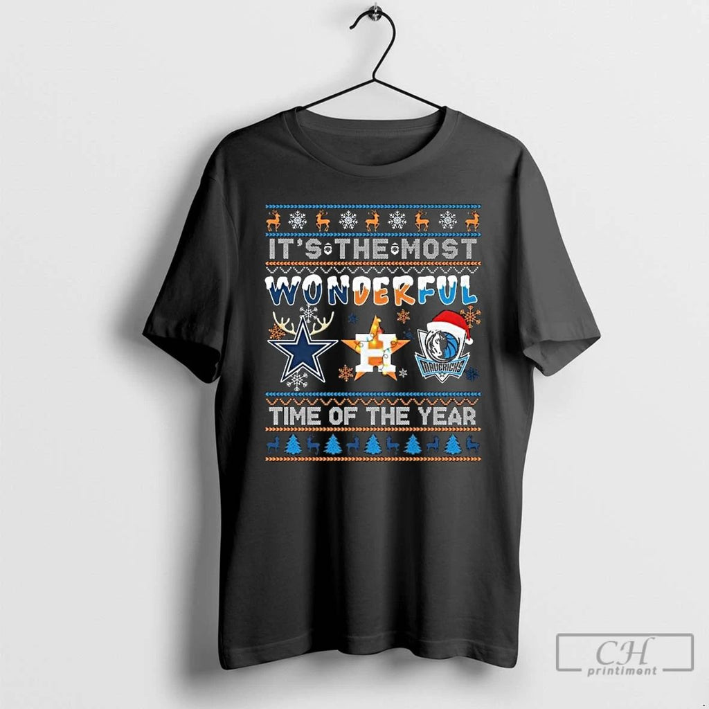 Classic Its The Most Wonderful Dallas Cowboys Houston Astros Dallas Mavericks Time Of The Year