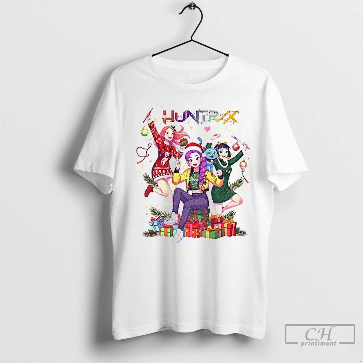 Classic Saja Girls Derpy Tiger Kpop Demon Hunters Huntrix Merry Christmas 2025