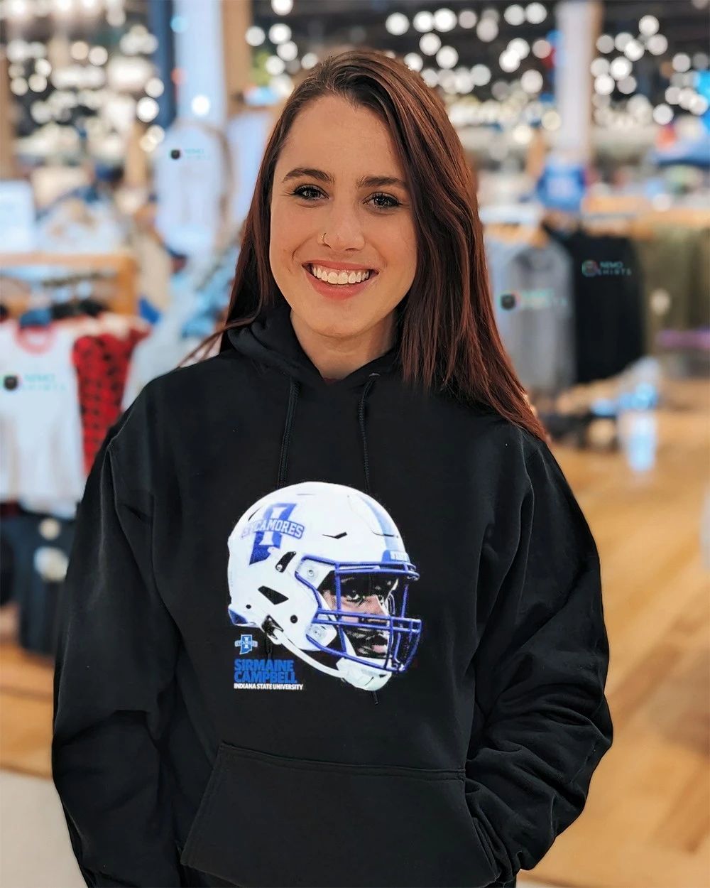 Sirmaine Campbell Indiana State University Sycamores shirt