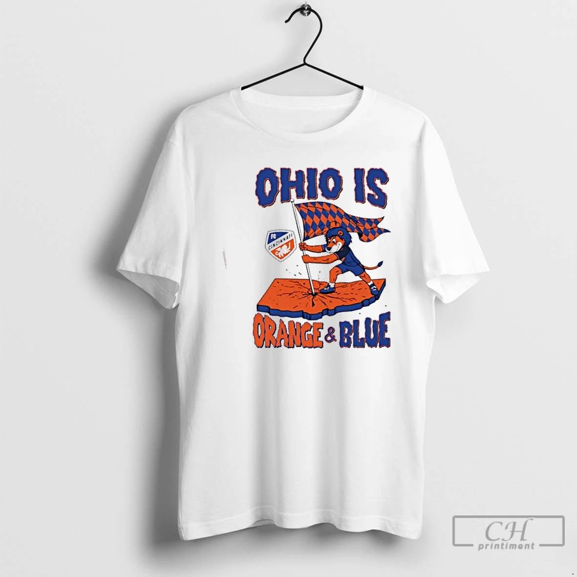 Premium Ohio Is Orange And Blue Fc Cincinnati T Shirts