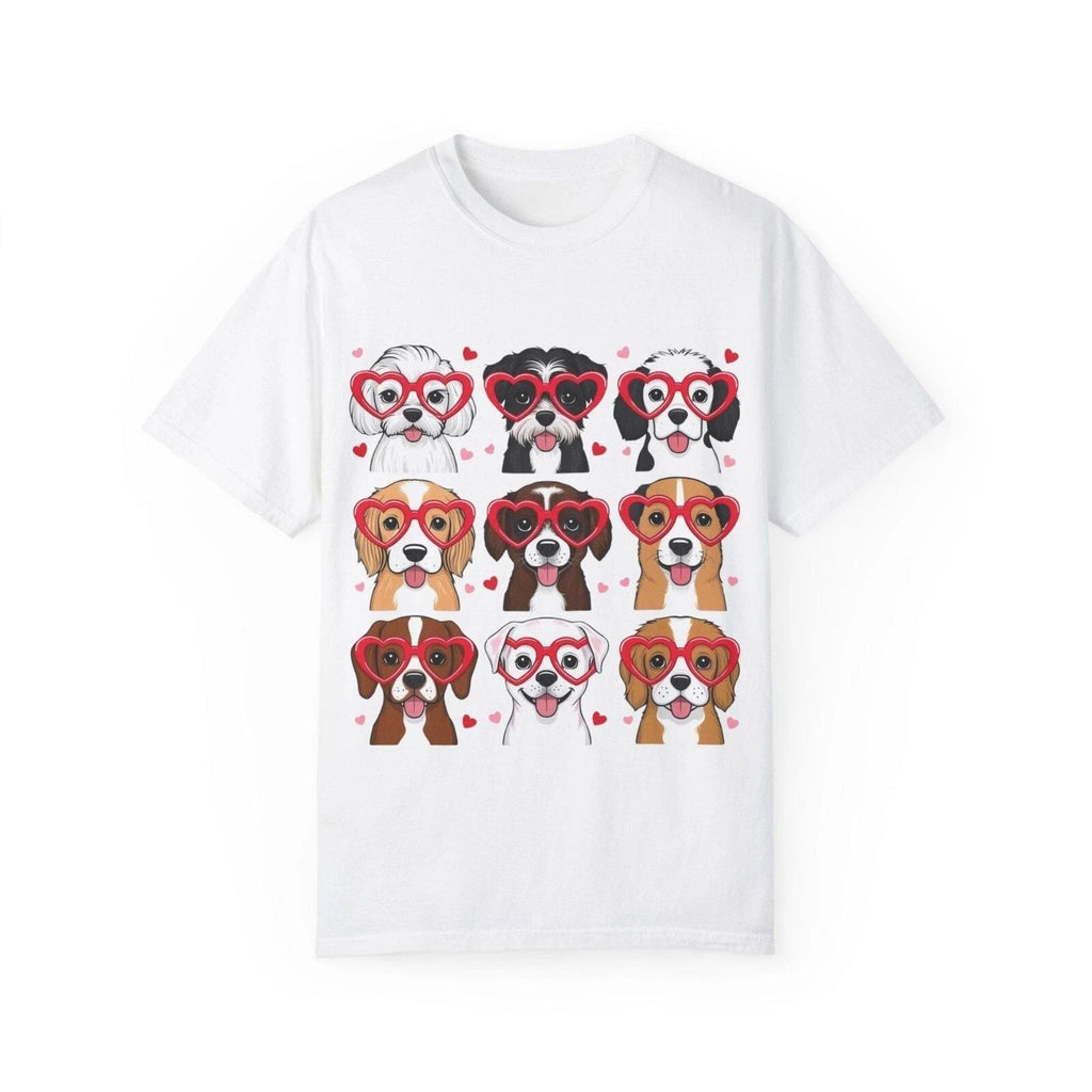 Valentine's Day Dog Lover T-Shirt, Cute Animal Shirt, Pet Lover Gift, Dog-Themed