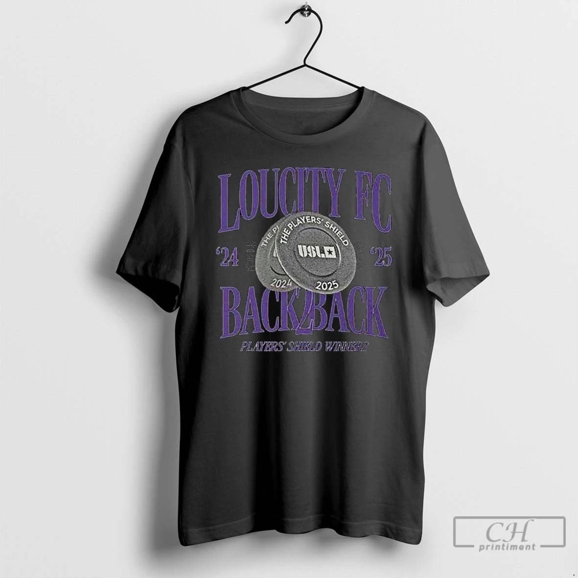Classic Loucity Fc 2024 2025 Back 2 Back Players Shield Winners Long Sleve T Shirts