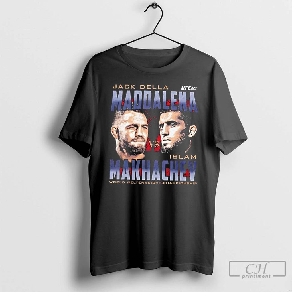 Premium Ufc 322 Della Maddalena Vs Makhachev Heads T Shirts