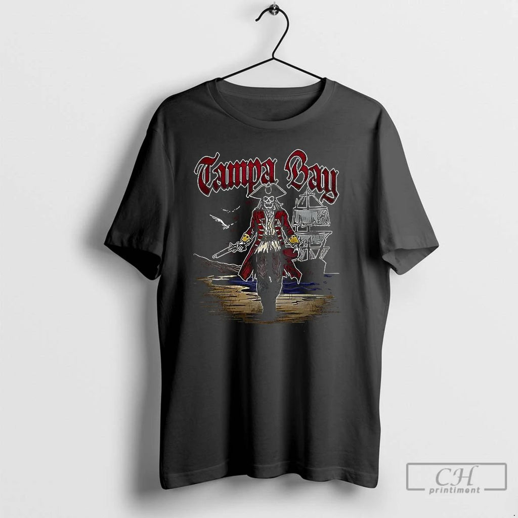 Classic Tampa Bay Buccaneers Football Pirate Skeleton Vintage T Shirts