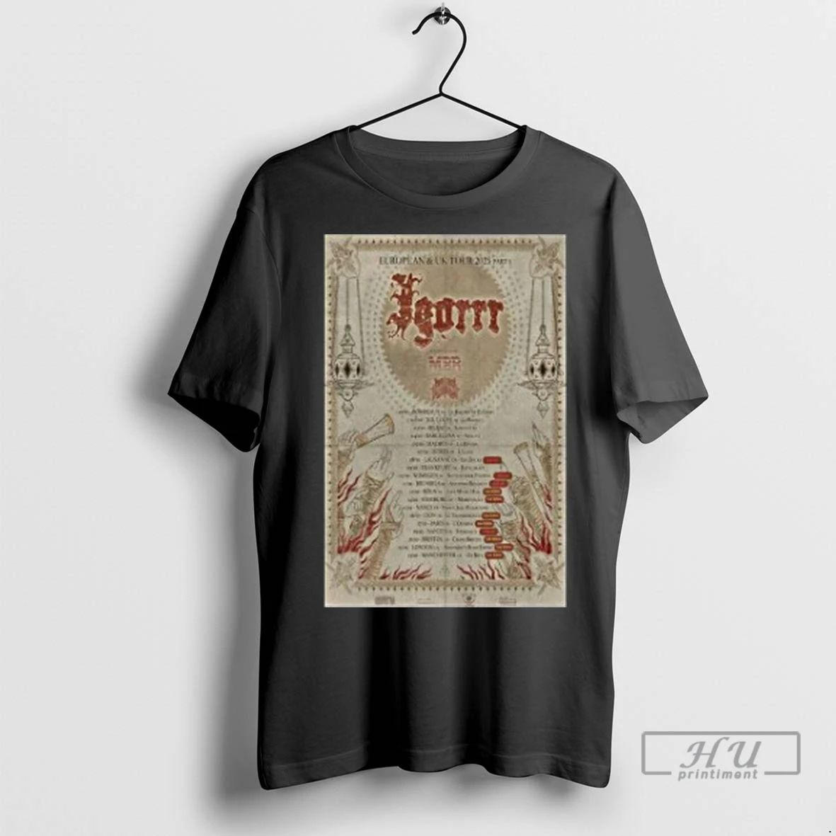 Officials Igorrr Tour Eu Uk 2025 T Shirts