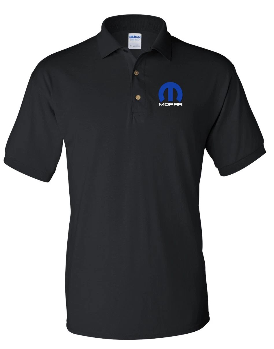 POLO Tee MOPAR T-Shirt *FREE STICKER* Parts Car Embroidery