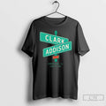 Classic Clark And Addison Streets North Side Chicago T Shirts
