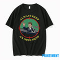 John F Kennedy Always Keep An Open Mind Tshirts Sweater