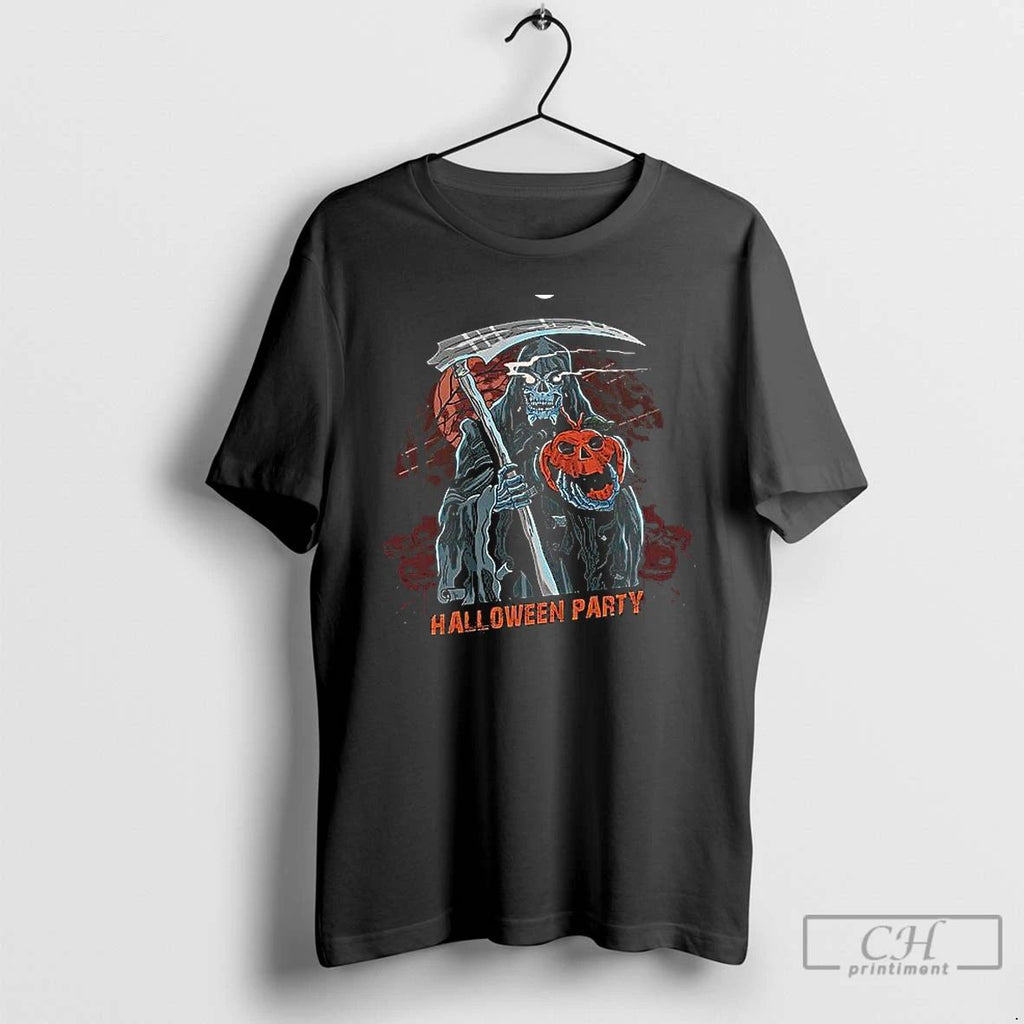 Premium Halloween Party Death Vintage T Shirts
