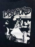 DISCHORD RECORDS HARDCORE Punk Rock Band T-SHIRT Black