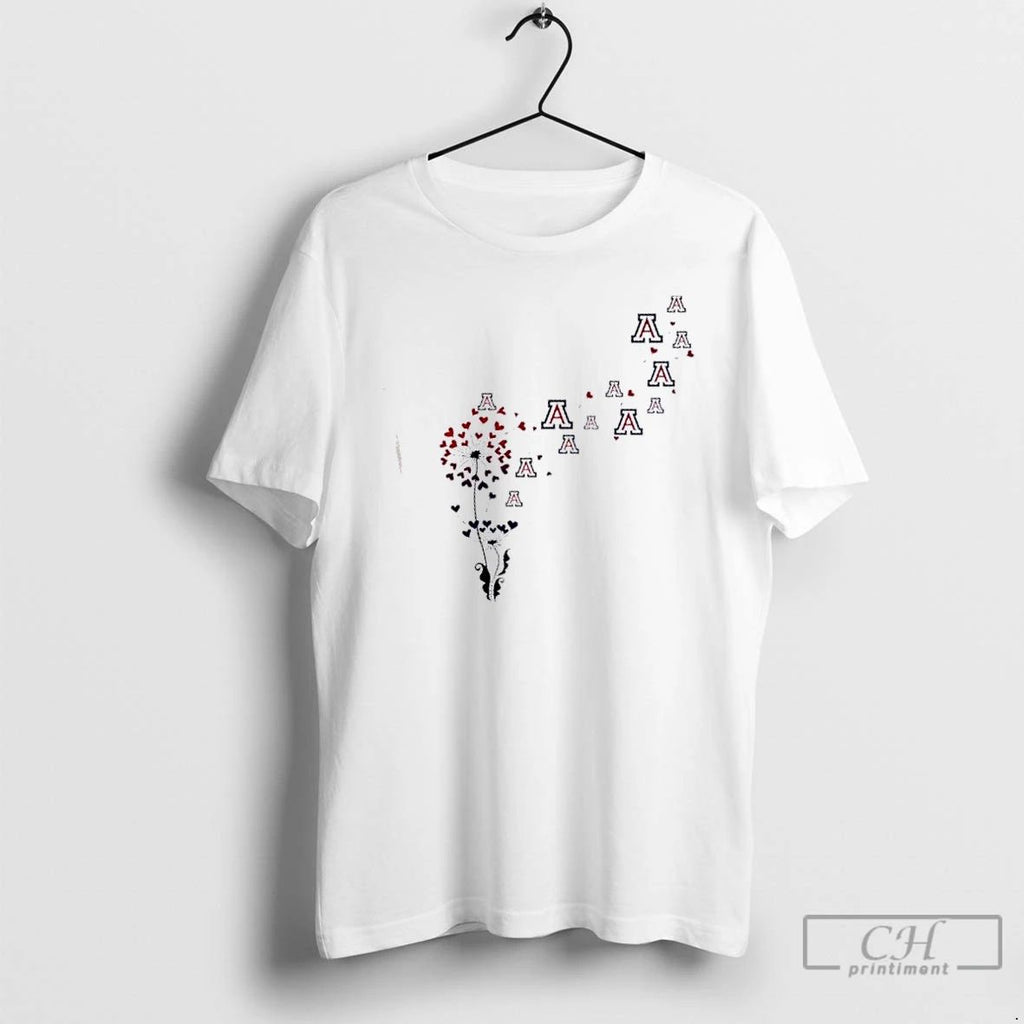 Classic Dandelion Flower Arizona Wildcats Football Logo T Shirts