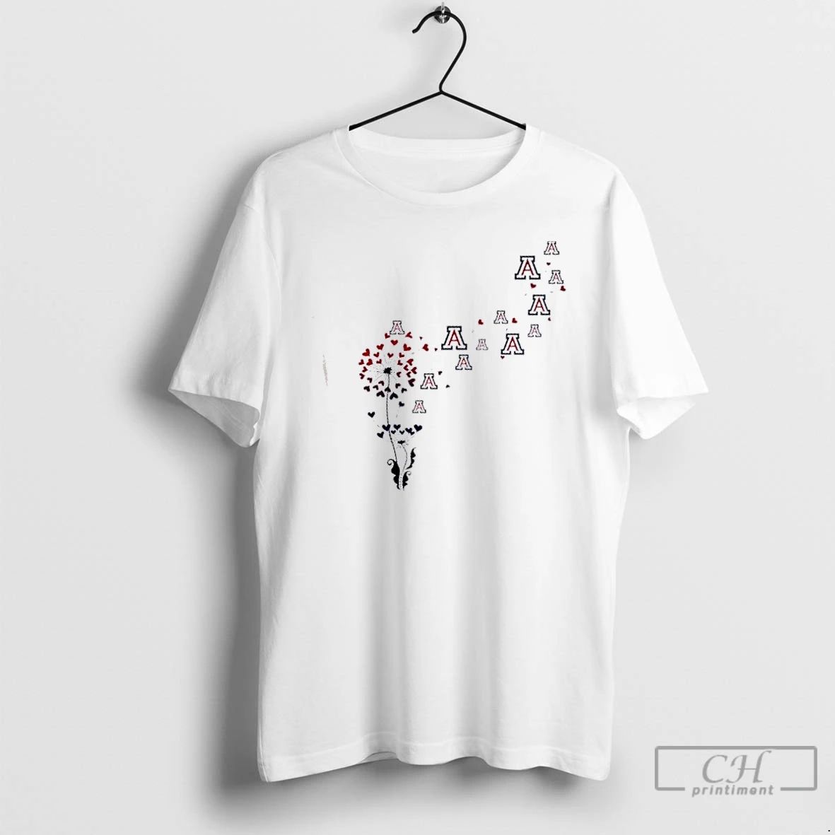Classic Dandelion Flower Arizona Wildcats Football Logo T Shirts