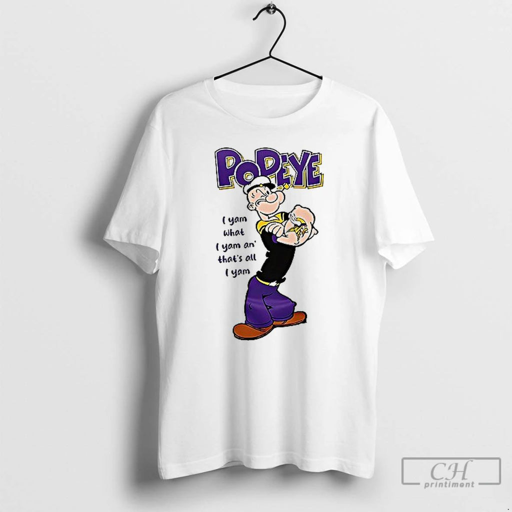 Premium Minnesota Vikings X Popeye I Yam What I Yam An Thats All I Yam