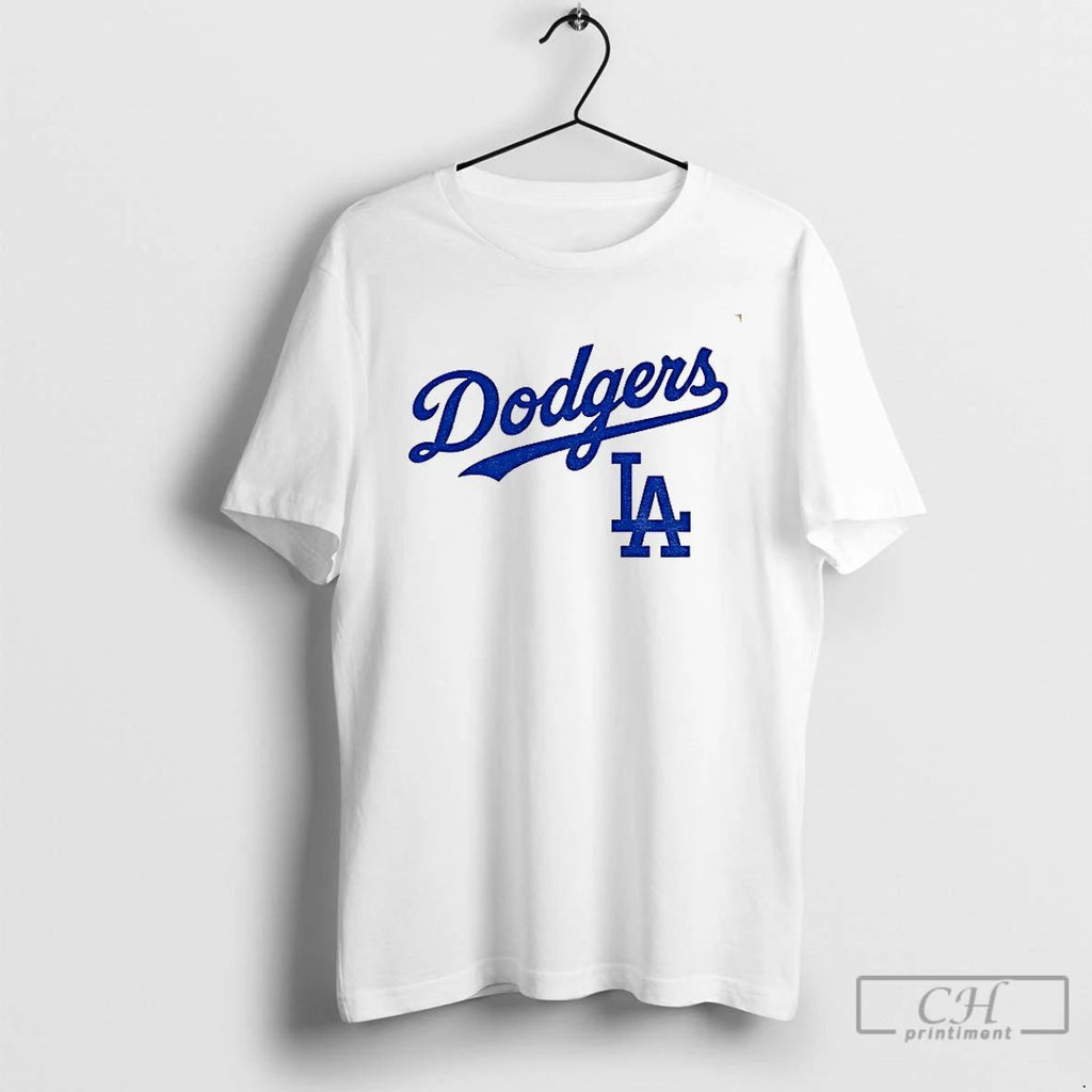 Premium Dodgers Retro La Baseball Team Logo T Shirts