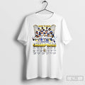 Classic Los Angeles Dodgers 2025 World Series Champions Back To Back Signature T Shirts
