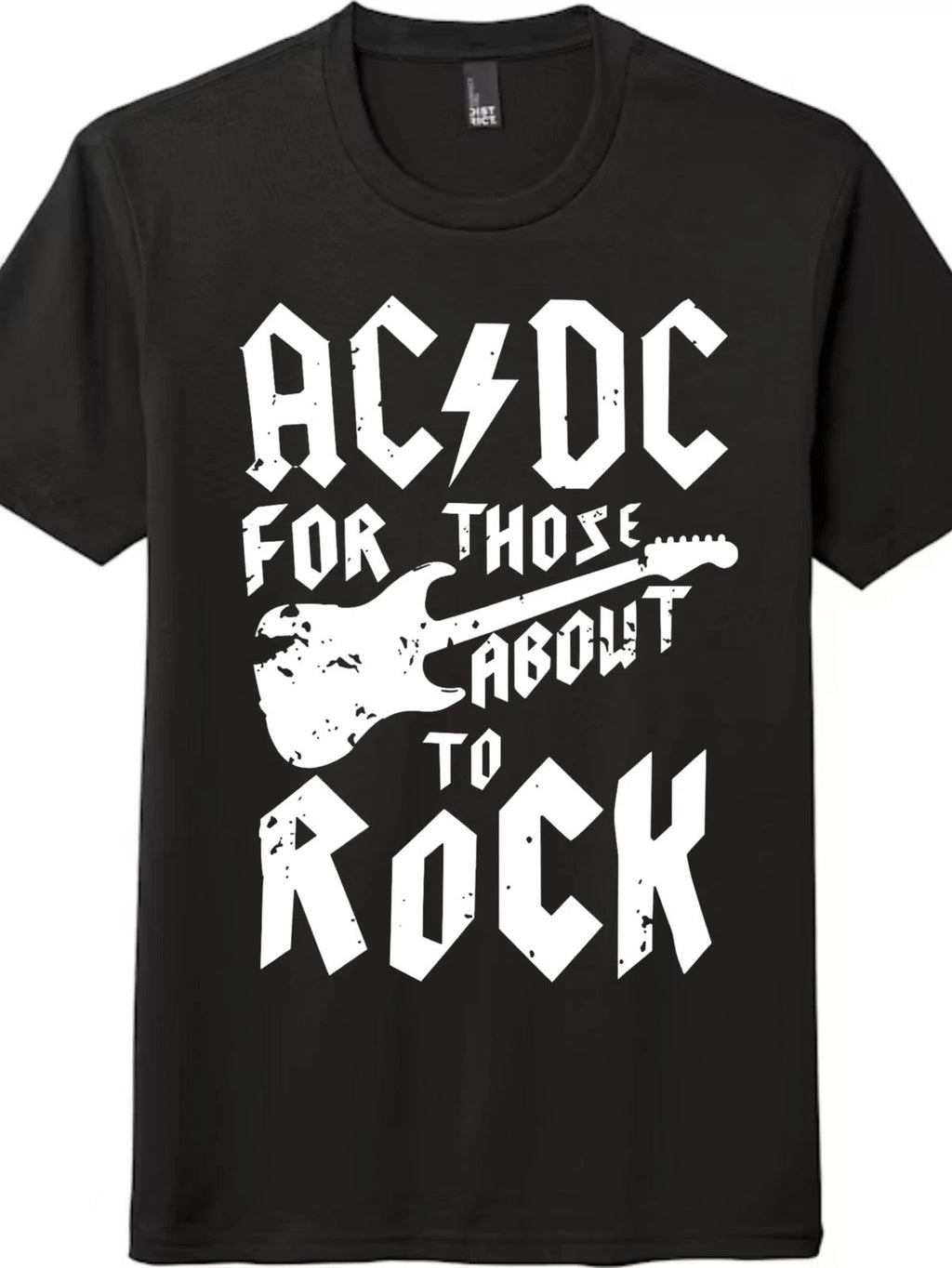Vintage Rock Graphic Tee | AC/DC Inspired Unisex Casual Shirt