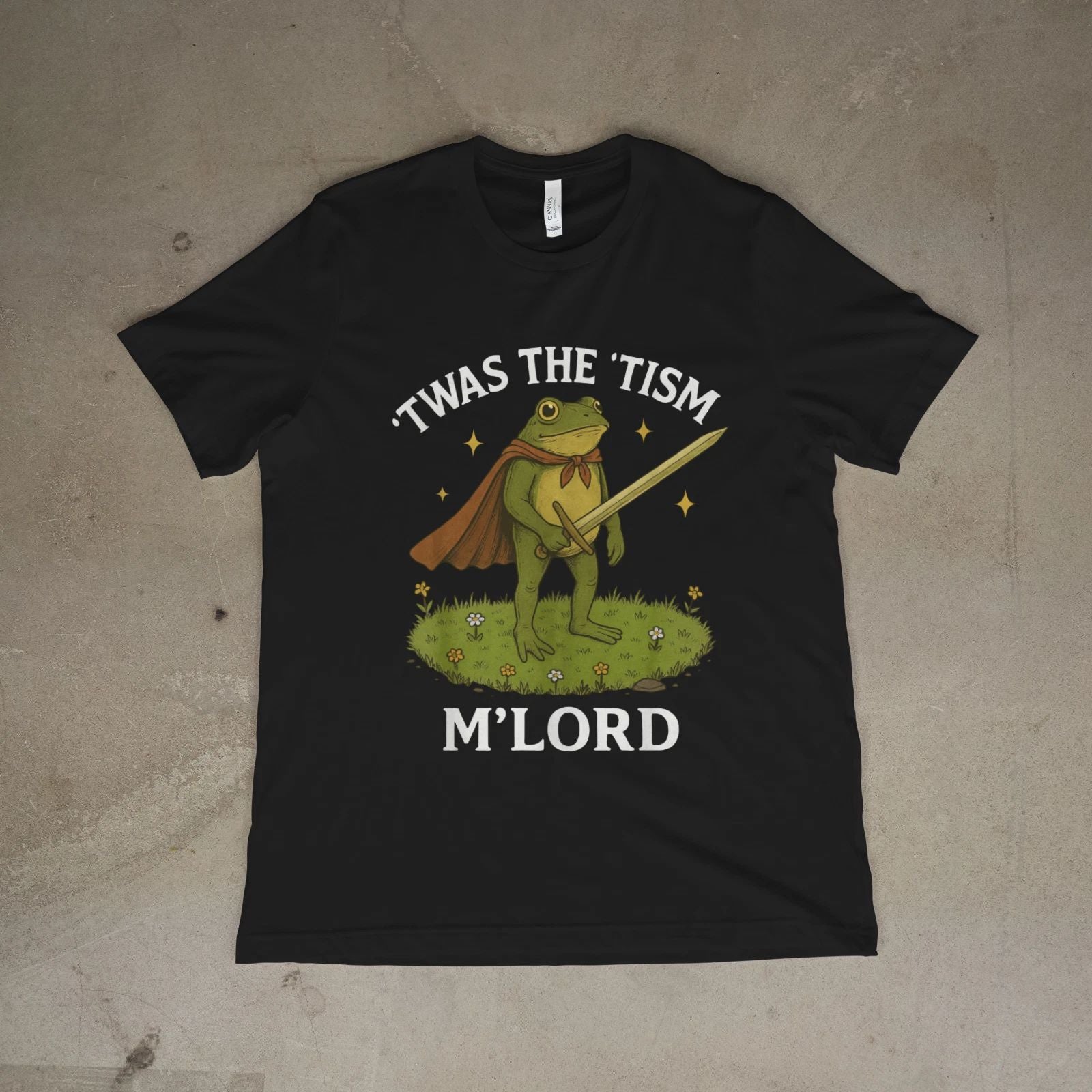 ’Twas the Tism M’Lord Shirt Funny Frog Knight Autism Meme T-Shirt