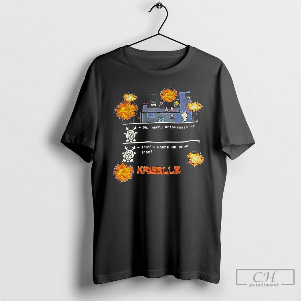 Classic Kris Vs Ralsei Oh Merry Krismaaaas Thats Where We Came From T Shirts