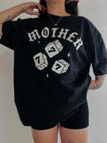 Mother Dice Mom Graphic Tee - Black