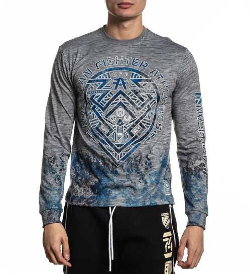 AMERICAN FIGHTER HENDERSON Men's T-Shirt L/S Biker MMA