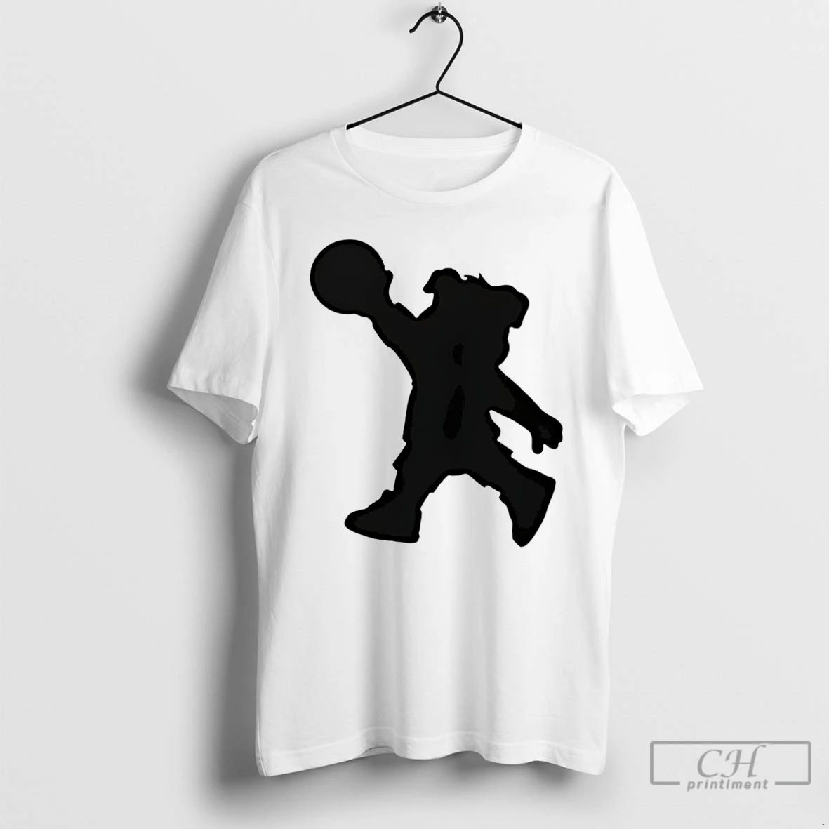 Classic Dunk Hog Silhouette Nba 2025 26 Mascot T Shirts