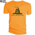 Don't Tread On Me T-Shirt Dont Gadsden Flag Snake Rattlesnake Patriotic JTD01