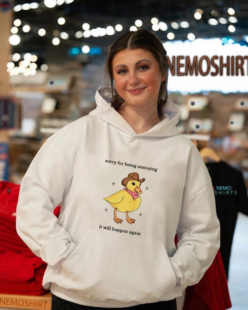 Sorry for Being Annoying It Will Happen Again Cowboy Duck shirt (1)