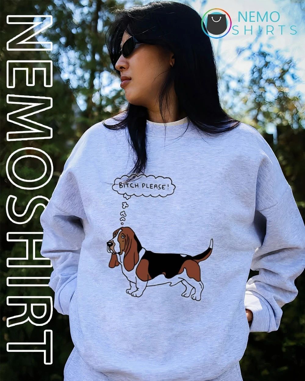 Bitch Please Basset Hound dog shirt