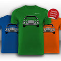 Jaguar XJ6 Front View Super Cool hand printed T-Shirt