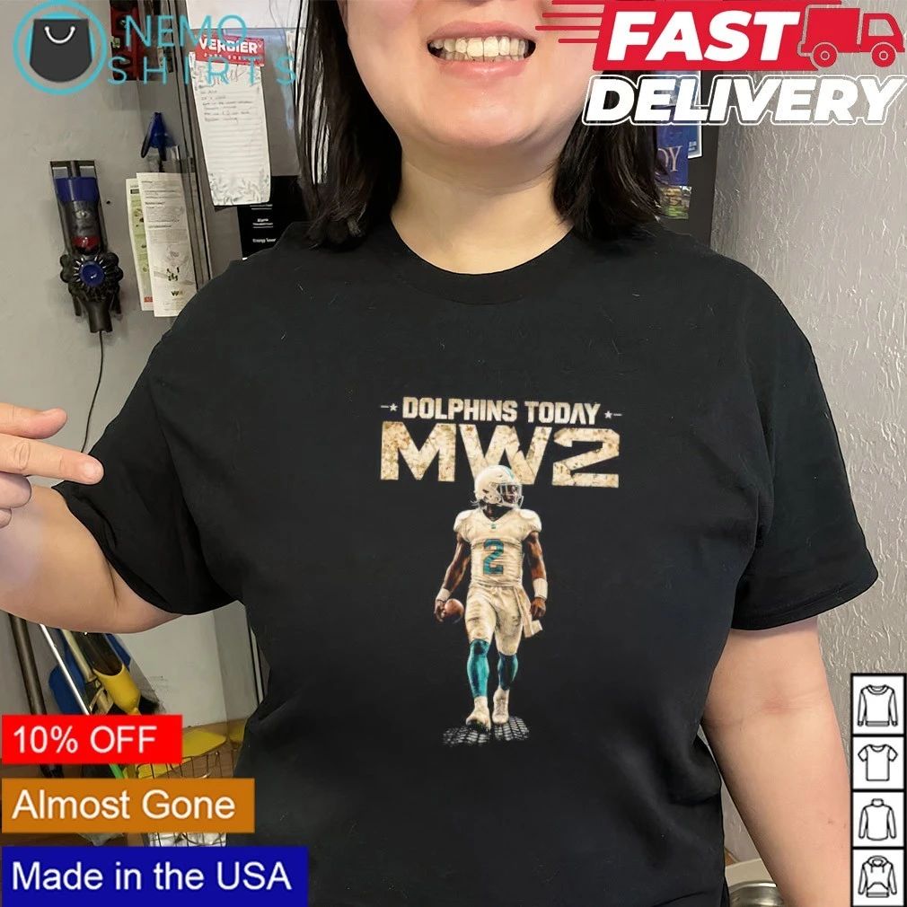 Nic Rohloff Dolphins Today MW2 Miami Dolphins shirt