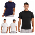 Men's Blouse Stretch Tops Lightweight T-shirt Jogging Shirts Yoga Pullover Gym
