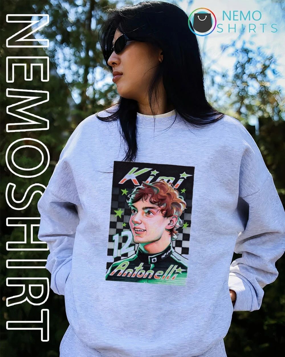 Kimi Antonelli No 12 Portrait Formula 1 shirt