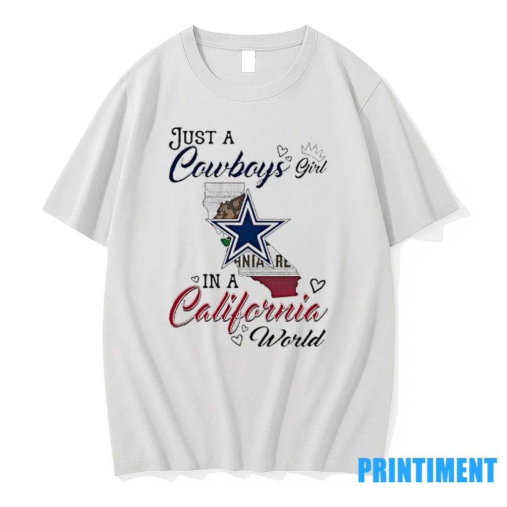 Just A Dallas Cowboys Girl In A California World Tshirts Sweater