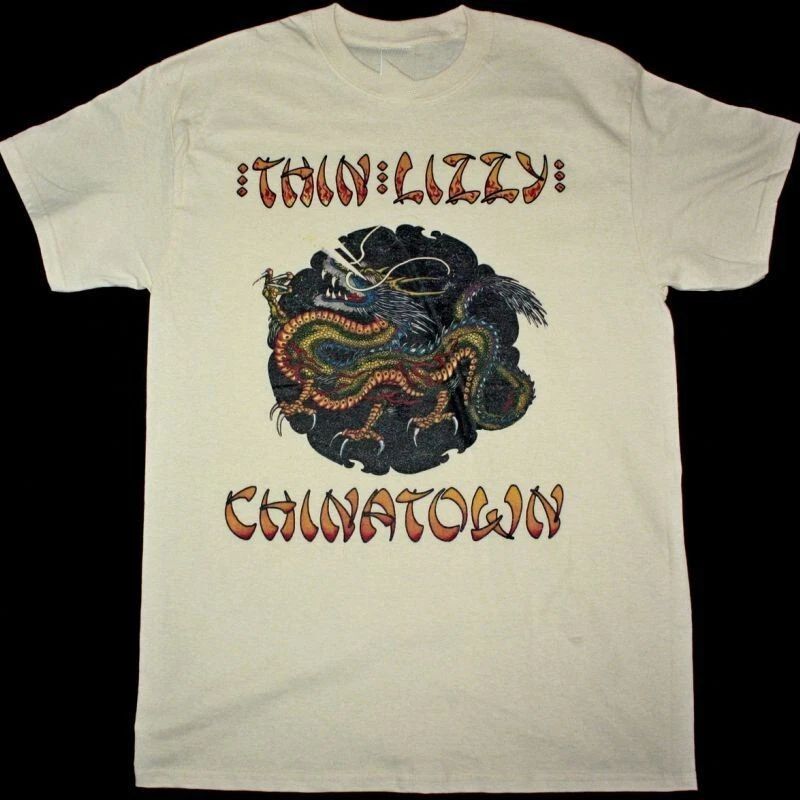 THIN LIZZY CHINATOWN NEW NATURAL White Men S-234XL T-shirt ND265