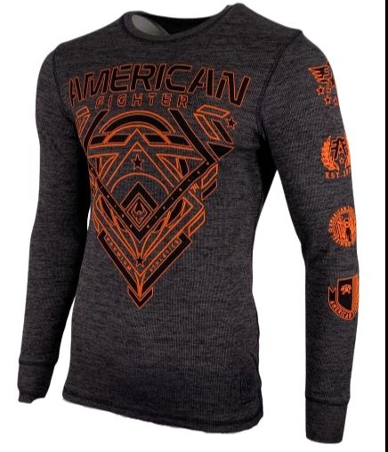 AMERICAN FIGHTER FOWLER THERMAL Men's T-Shirt L/S Biker MMA
