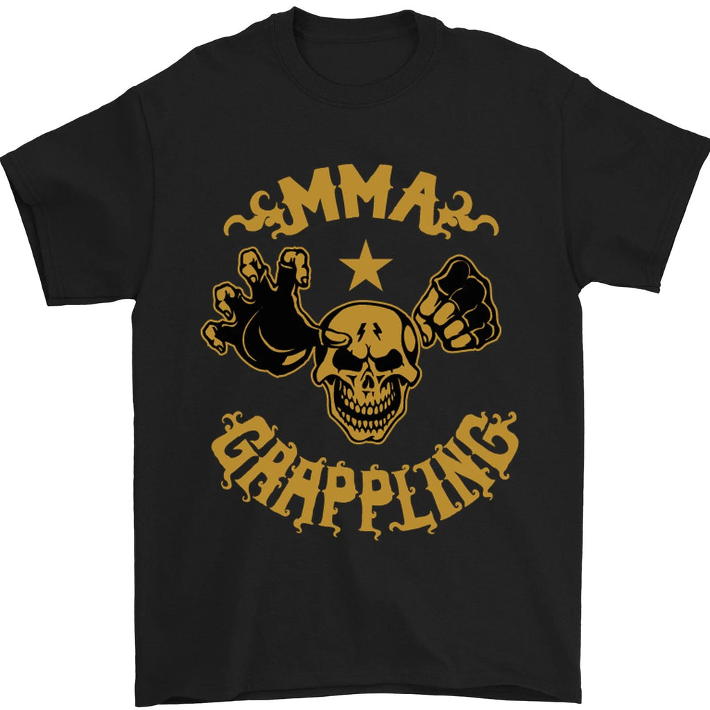 MMA Grappling Mixed Martial Arts UFC Mens T-Shirt 100% Cotton