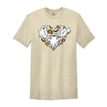 Ghost Heart Shirt, Spooky Season Shirt, Halloween Shirt, Scary Ghost Shirt, Cute