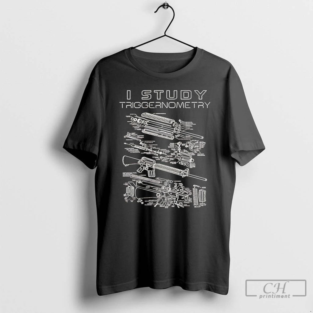 Classic I Study Triggernometry T Shirts