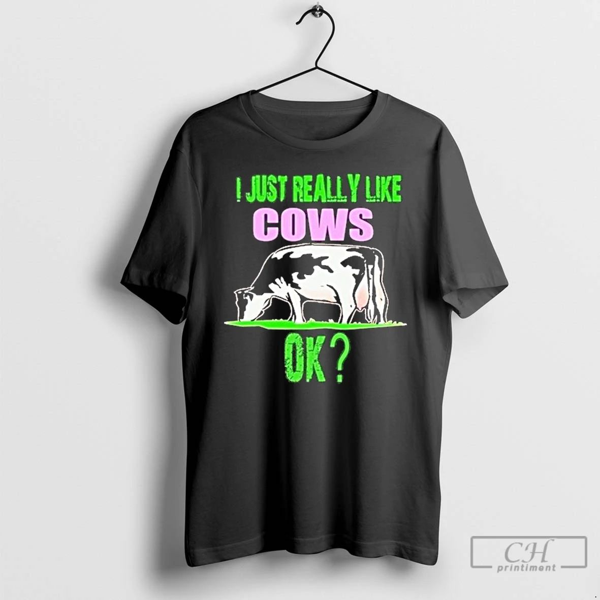 Classic I Just Really Like Cows Ok T Shirts