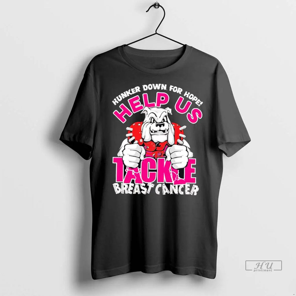 Officials Hunker Down For Hope Help Us Tackle Breast Cancer T Shirts
