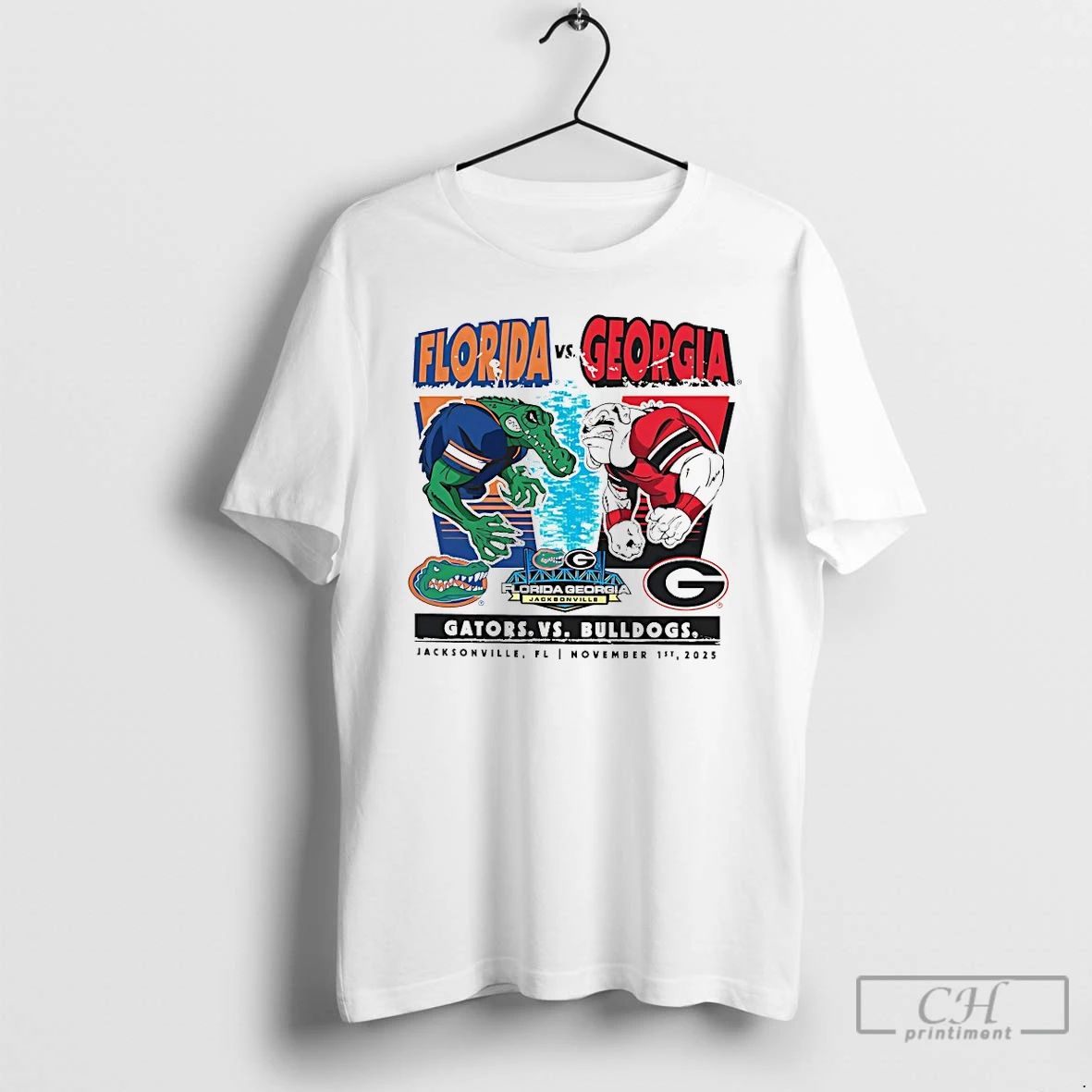Classic Florida Gators Vs Georgia Bulldogs 2025 Rivalry Matchup T Shirts