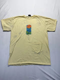 Alore T Shirt Mens One Size Yellow Graphic Print Turner Flower Everyday Wear