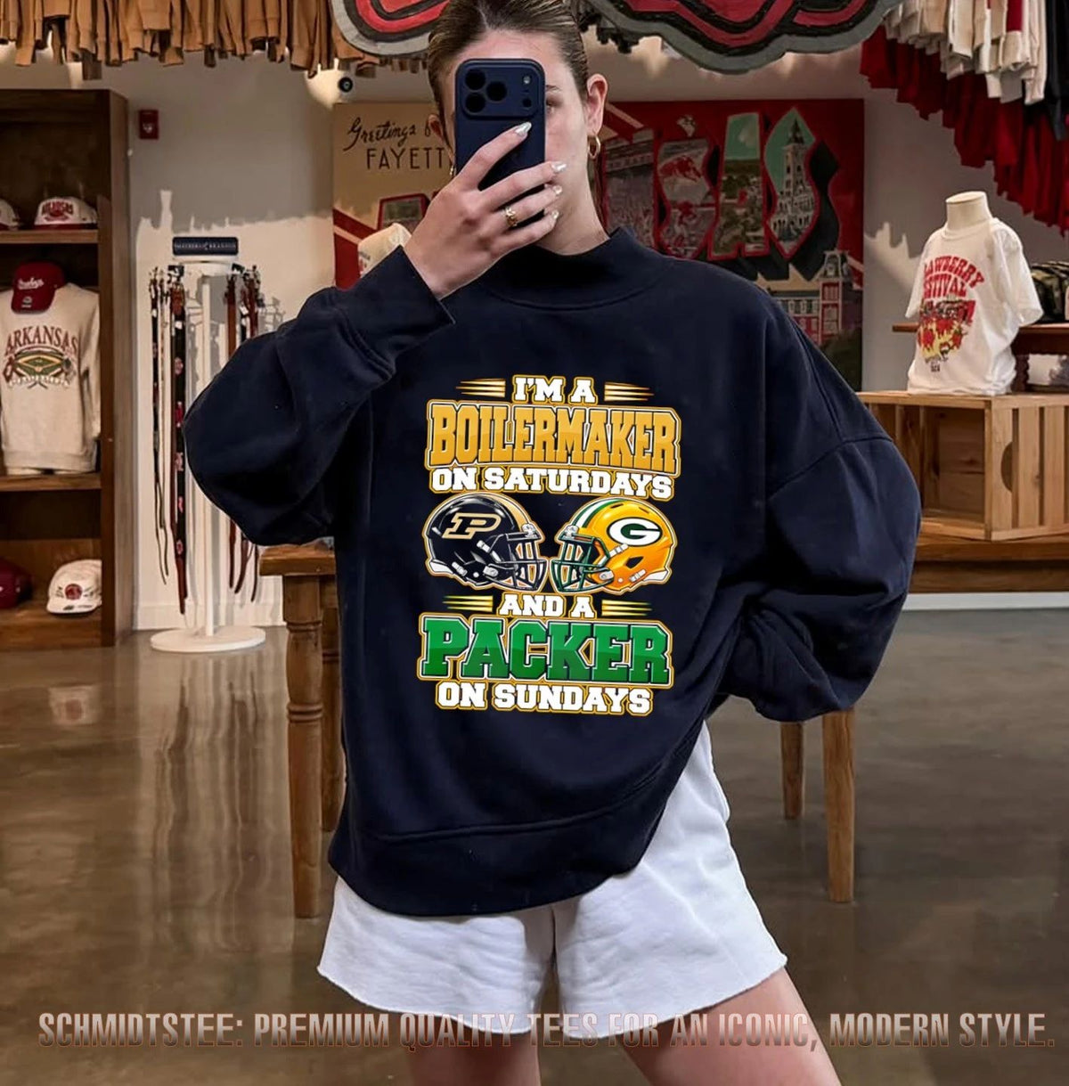 I’m a Boilermaker on Saturdays and a Packer on Sundays shirt
