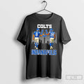 Classic Indianapolis Colts Jones And Taylor Skyline T Shirts