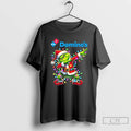 Classic Dominos Logo X Grinch Dabbing Light Christmas T Shirts