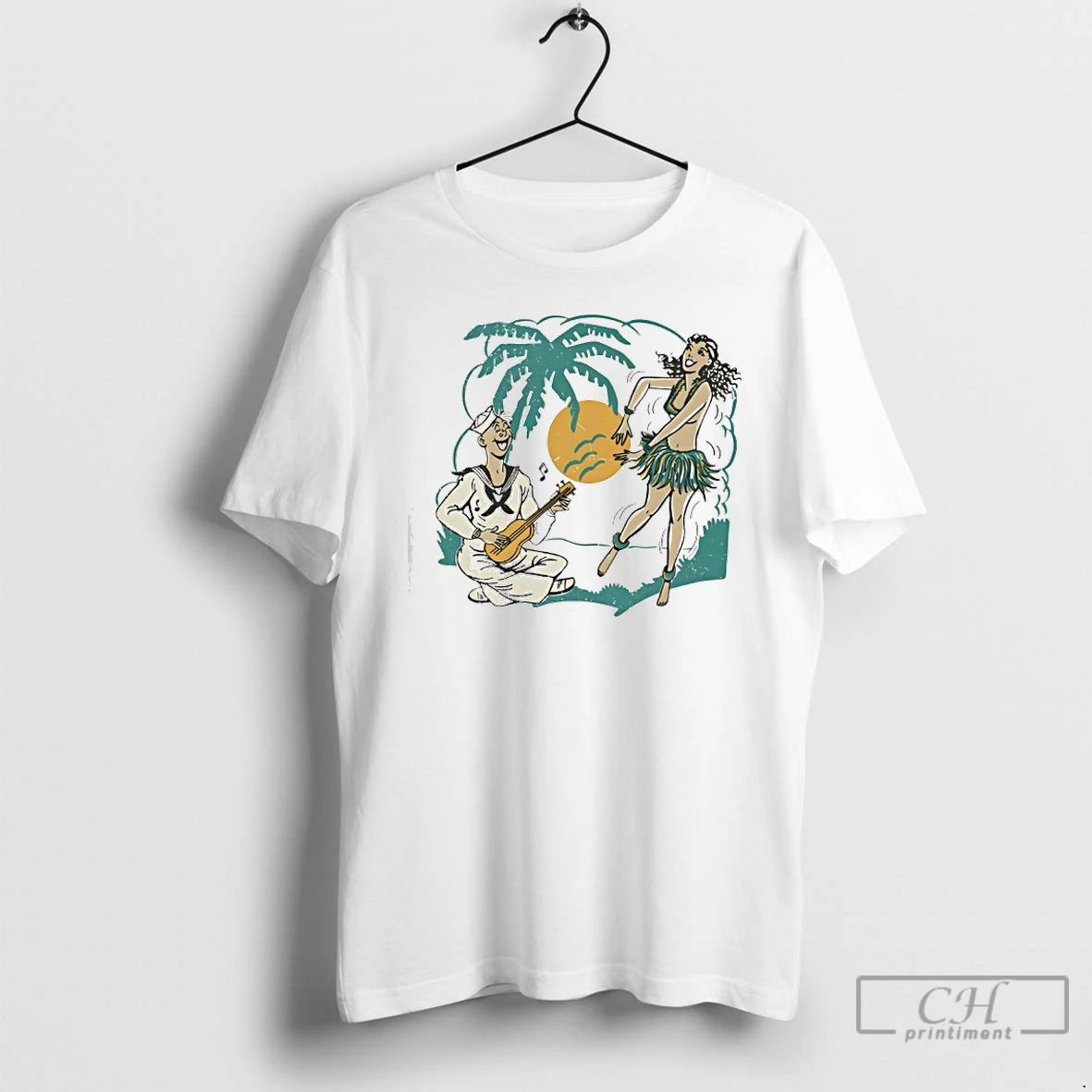 Premium Retro Hawaii Graphic T Shirts
