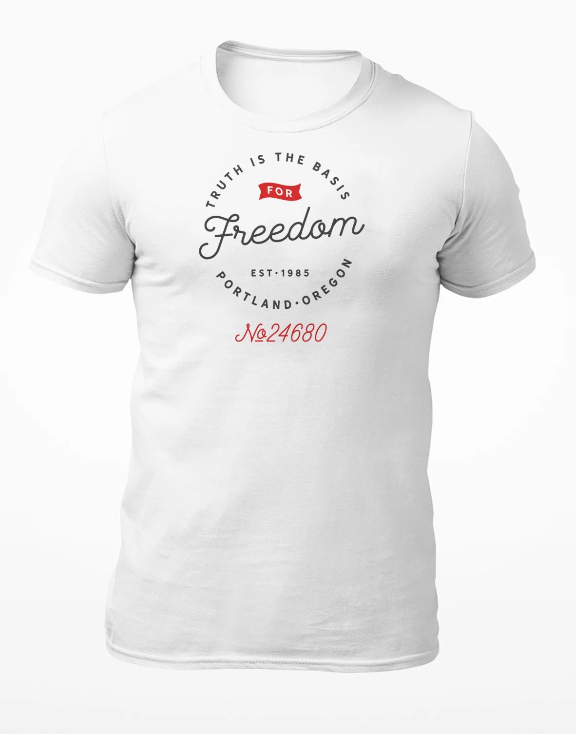 Truth Is The Basis For Freedom - Motivational Men's T-Shirt - Women's T-Shirt