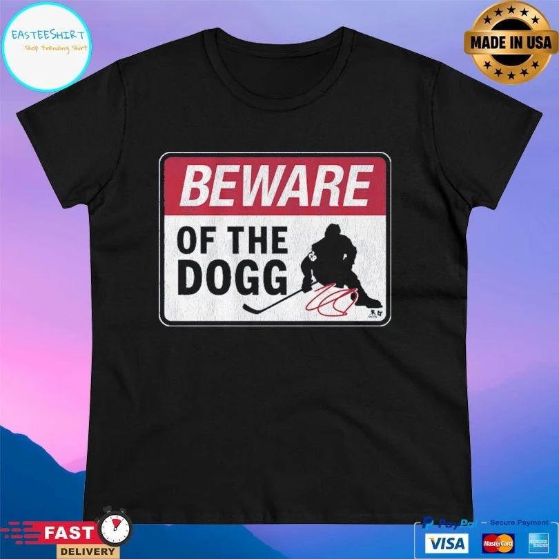Colorado Avalanche Nathan Mackinnon Beware Of The Dogg T-shirt