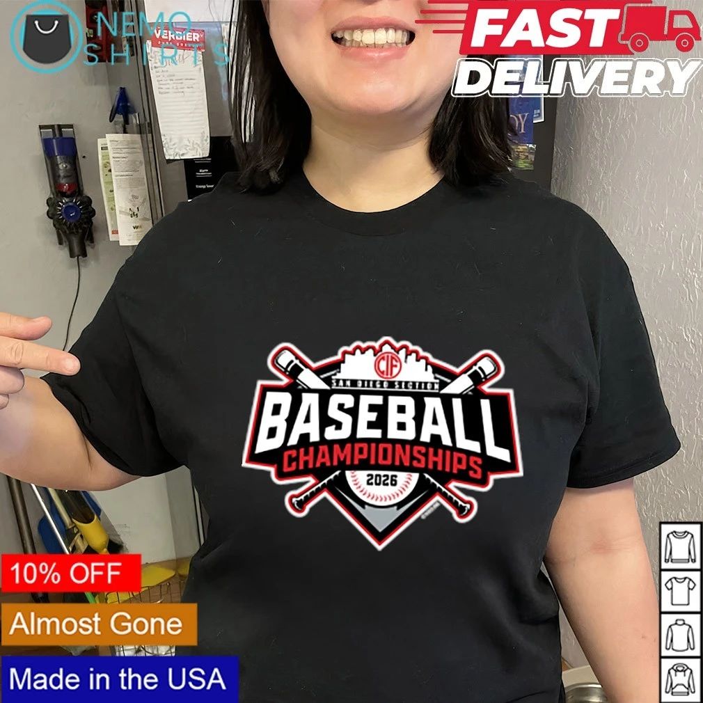 CIF-San Diego Section Baseball Championships 2026 shirt