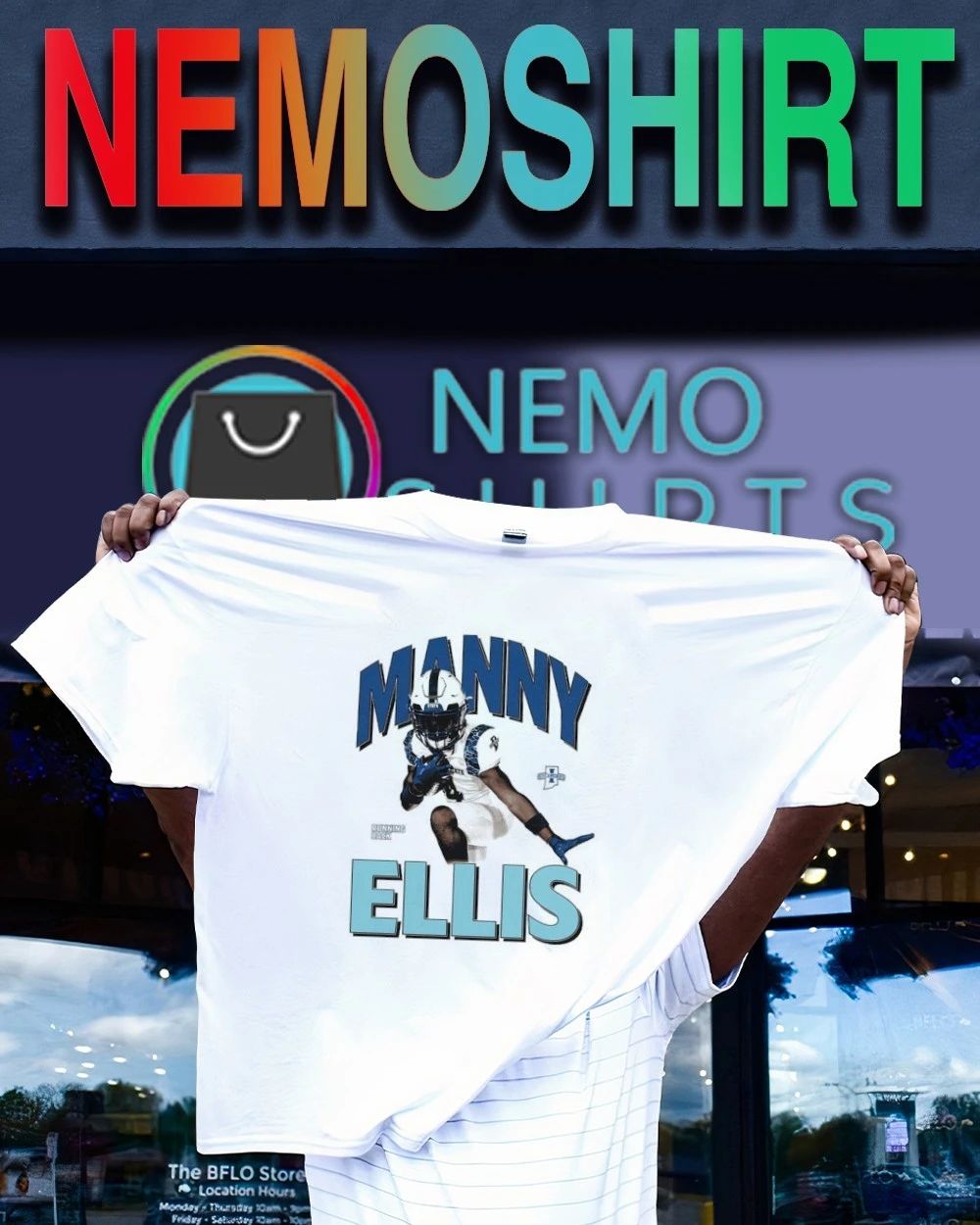 Manny Ellis Retro Running Back Sycamores shirt
